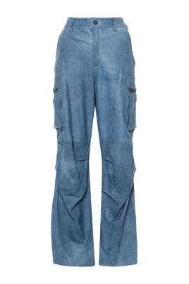 grained-texture-cargo-pants-steel-blue