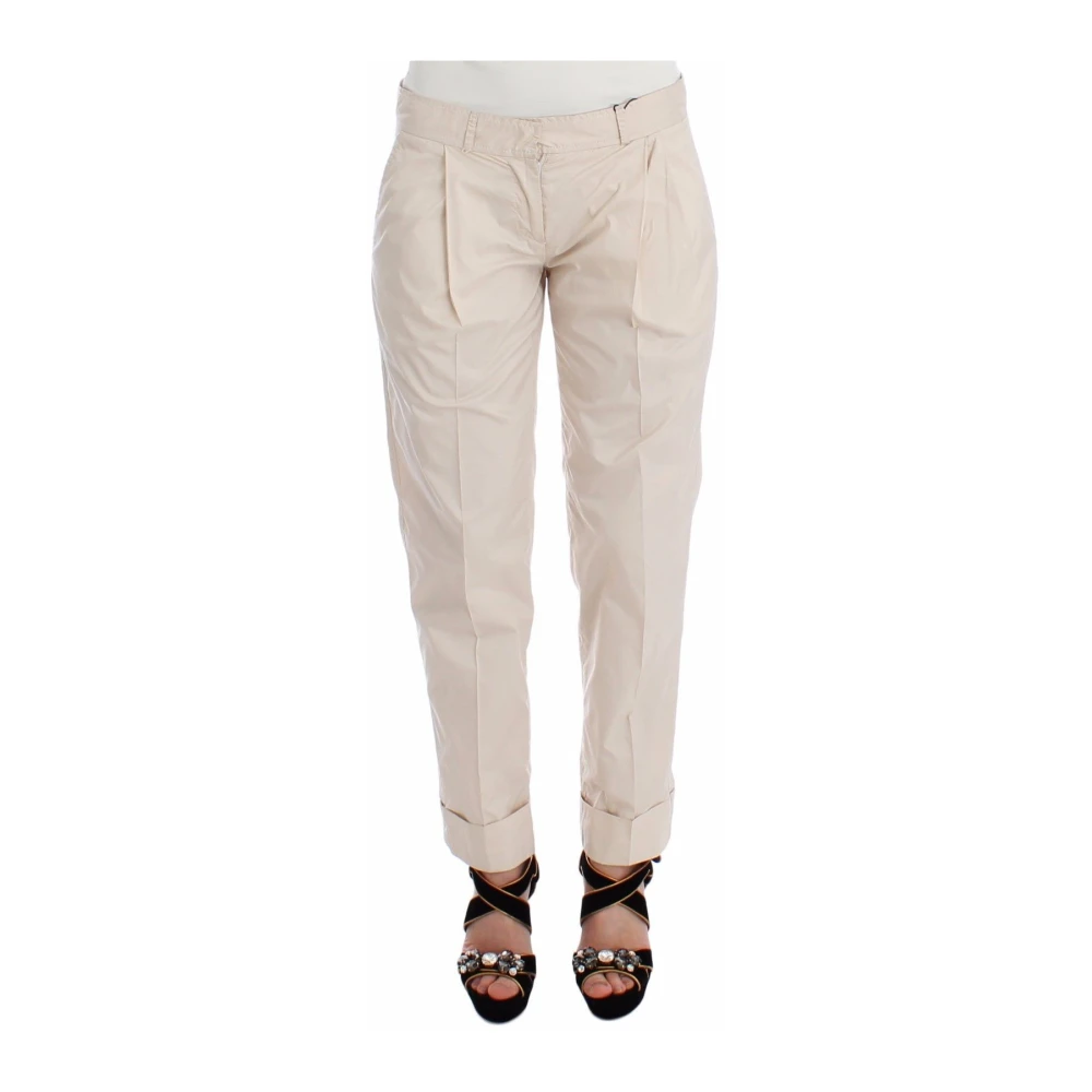 Ermanno Scervino Women's Beige Chinos Casual Pants
