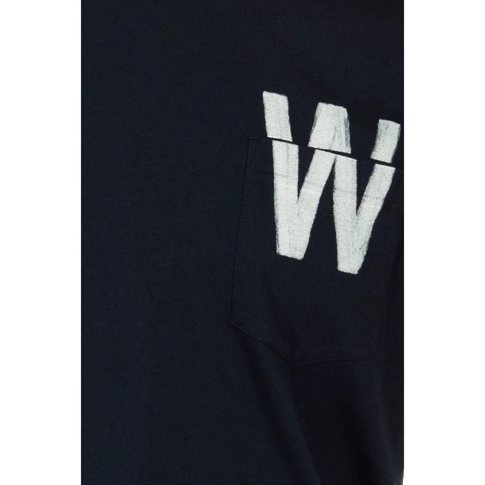Woolrich Flag T-shirt en Polos Collectie Blue Heren