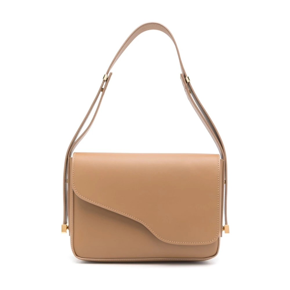 ATP Atelier Beige Leren Schoudertas Beige Dames