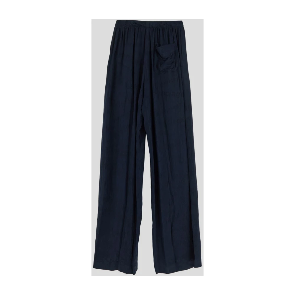 Balenciaga Wijde broek Black Dames