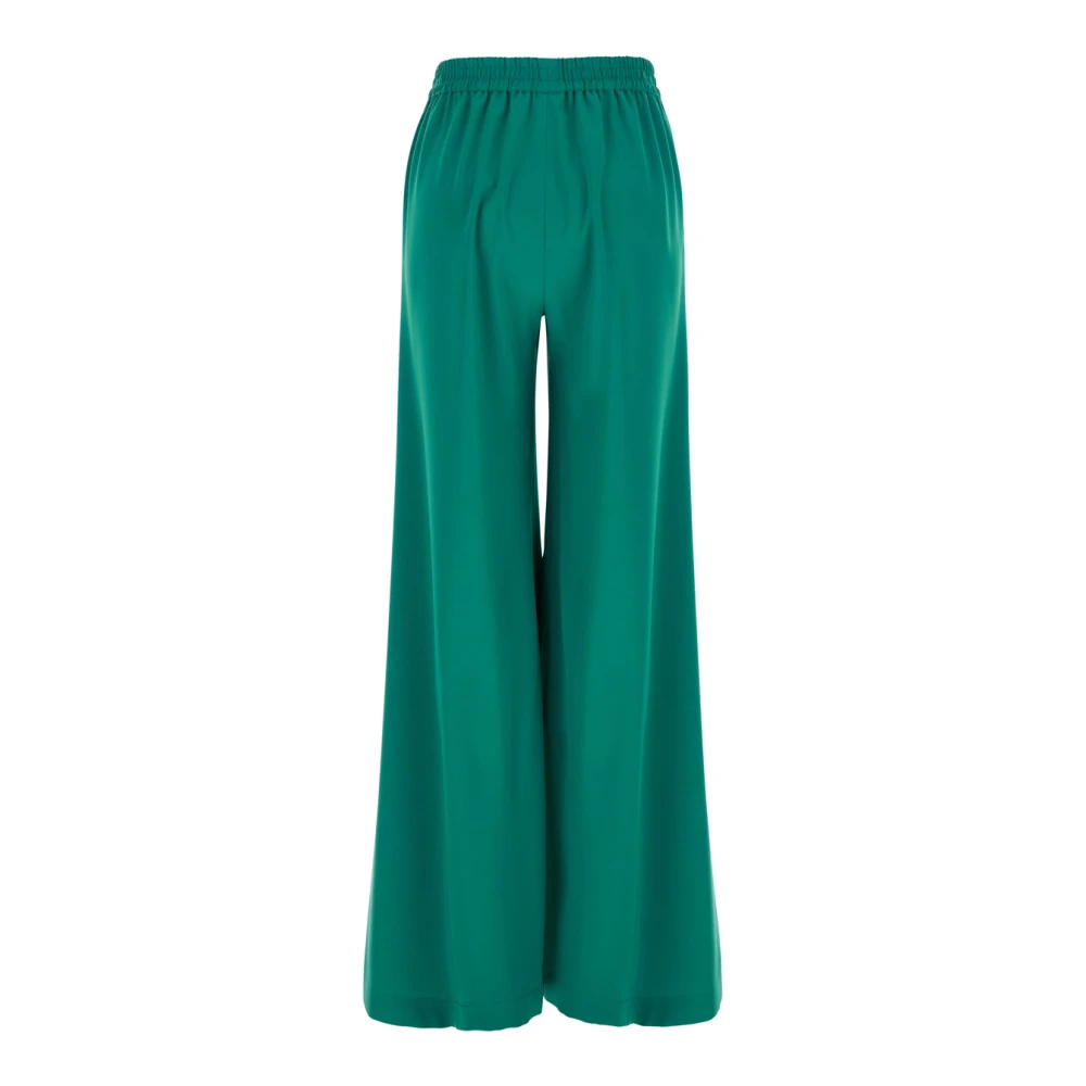 Gianluca Capannolo Watergroene Elastische Taillebroek Green Dames