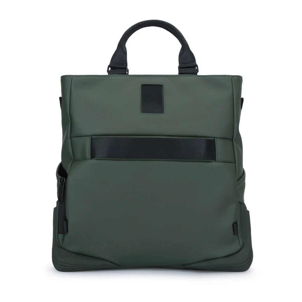 Piquadro Stijlvolle Tote Bag van Stof Green Dames