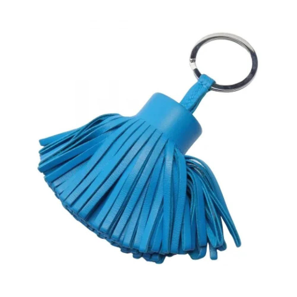 Hermès Vintage Pre-owned Fabric key-holders Blue Dames