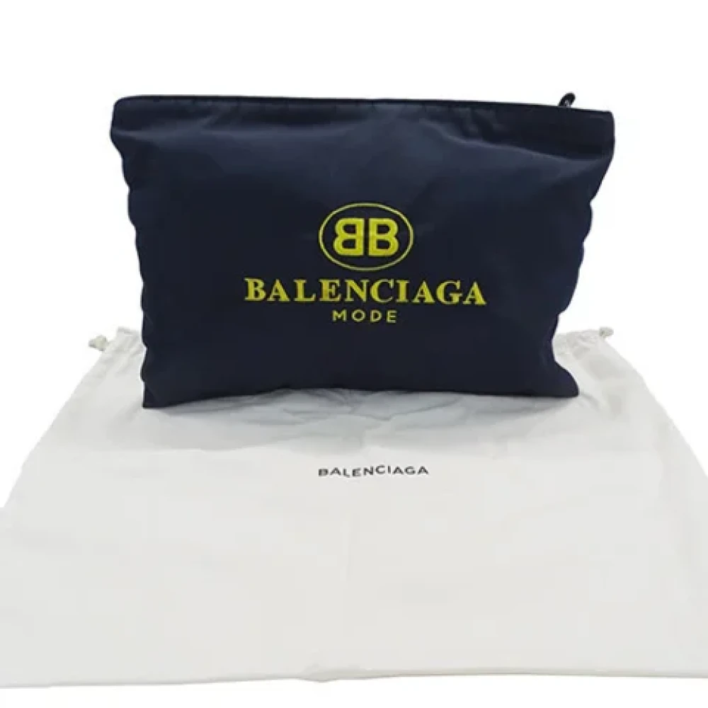 Balenciaga Vintage Pre-owned Nylon balenciaga-bags Blue Dames