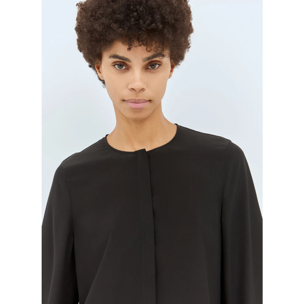 Chloé Blouse met kanten manchetten Black Dames