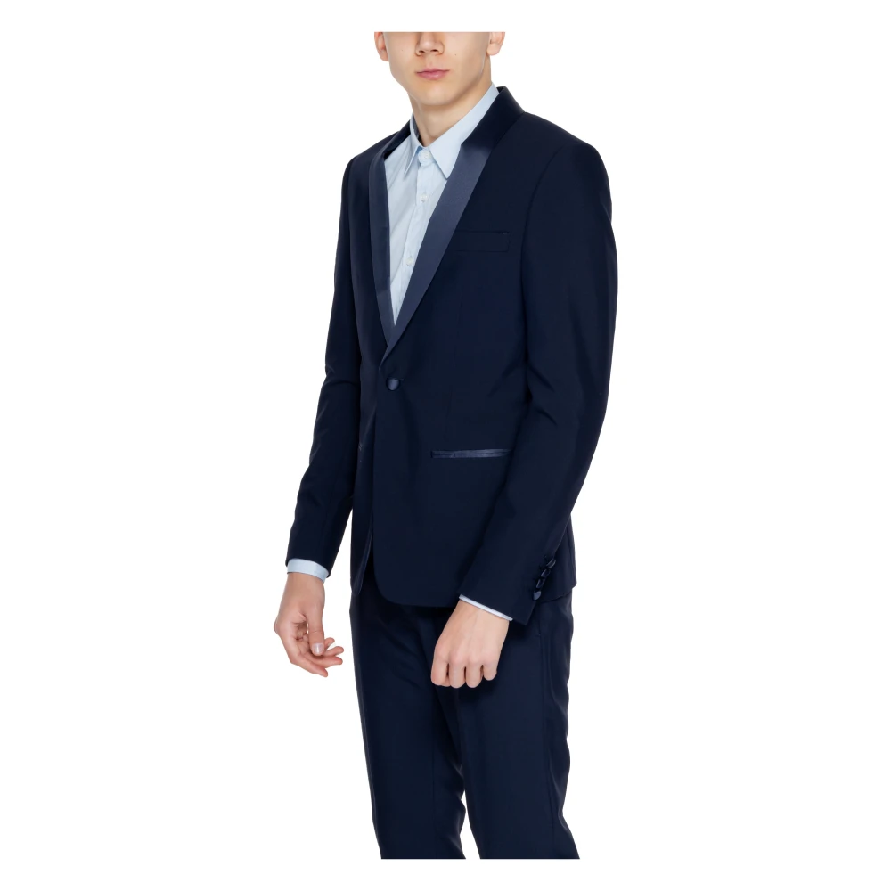 Antony Morato Heren Pak Jas Lente Zomer Collectie Blue Heren