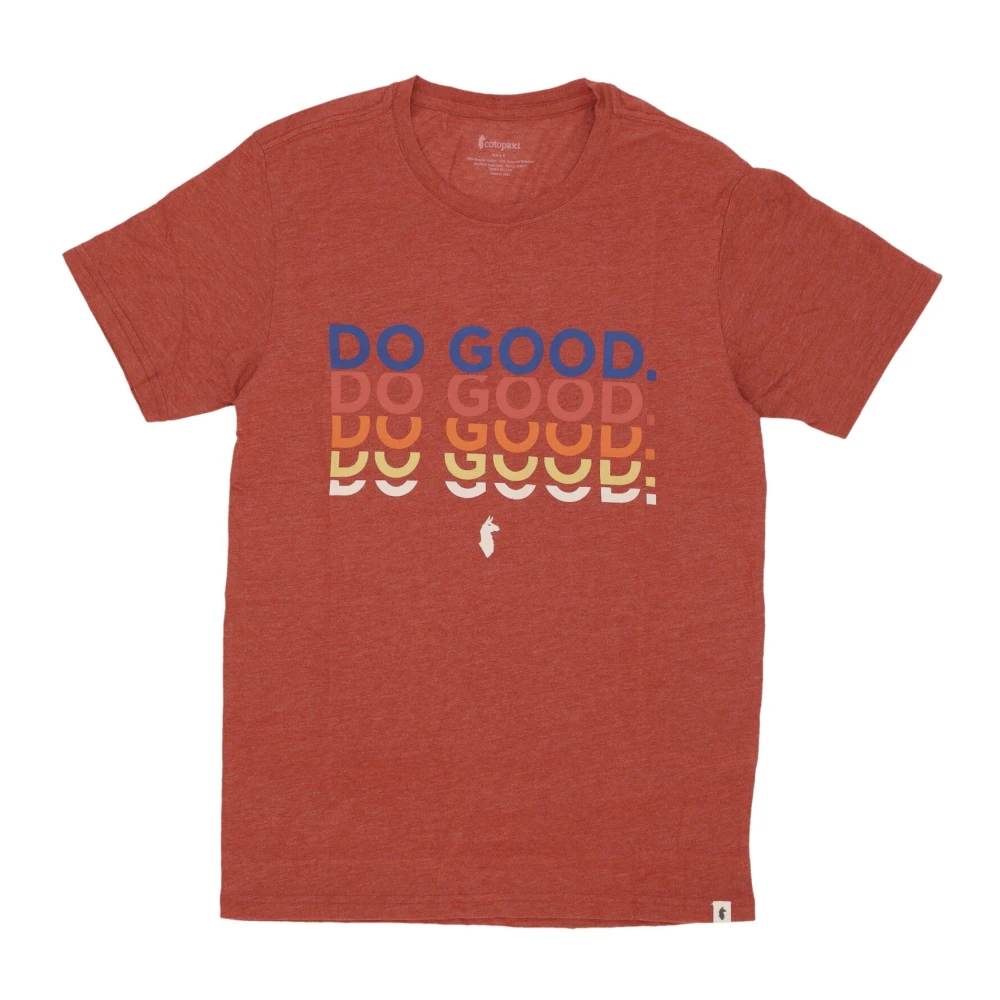 Cotopaxi Men's Brown T-Shirts, S, Do Good Repeat Tee Spice