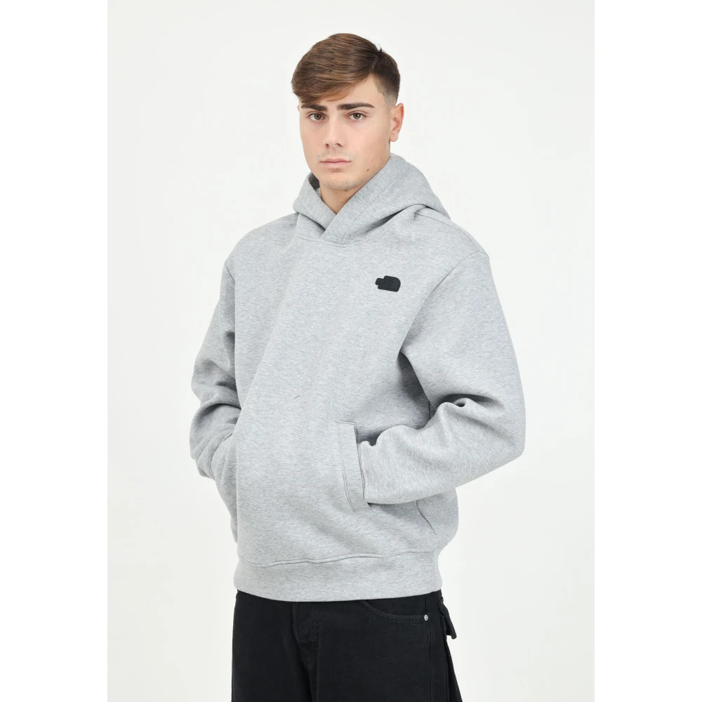 The North Face Grijze Hoodie Pull-On Sweater Gray Heren