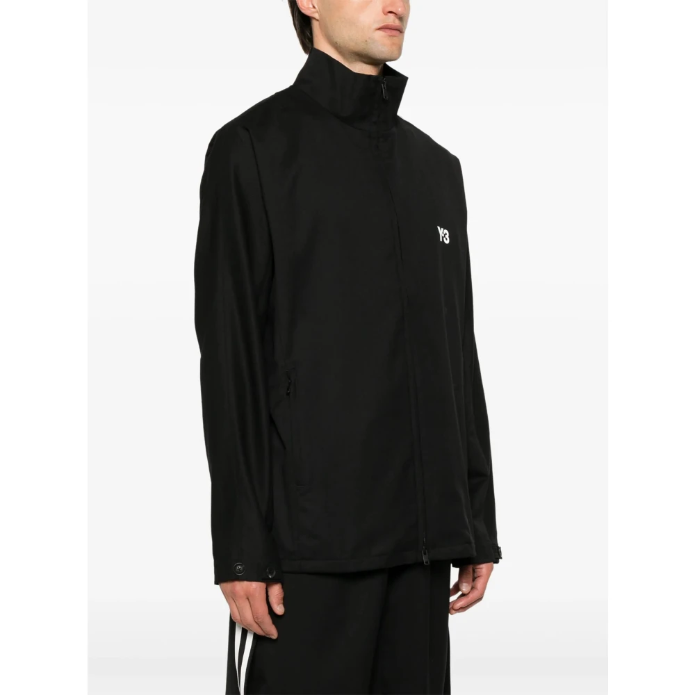 Y-3 Zwart-witte modejas Black Heren