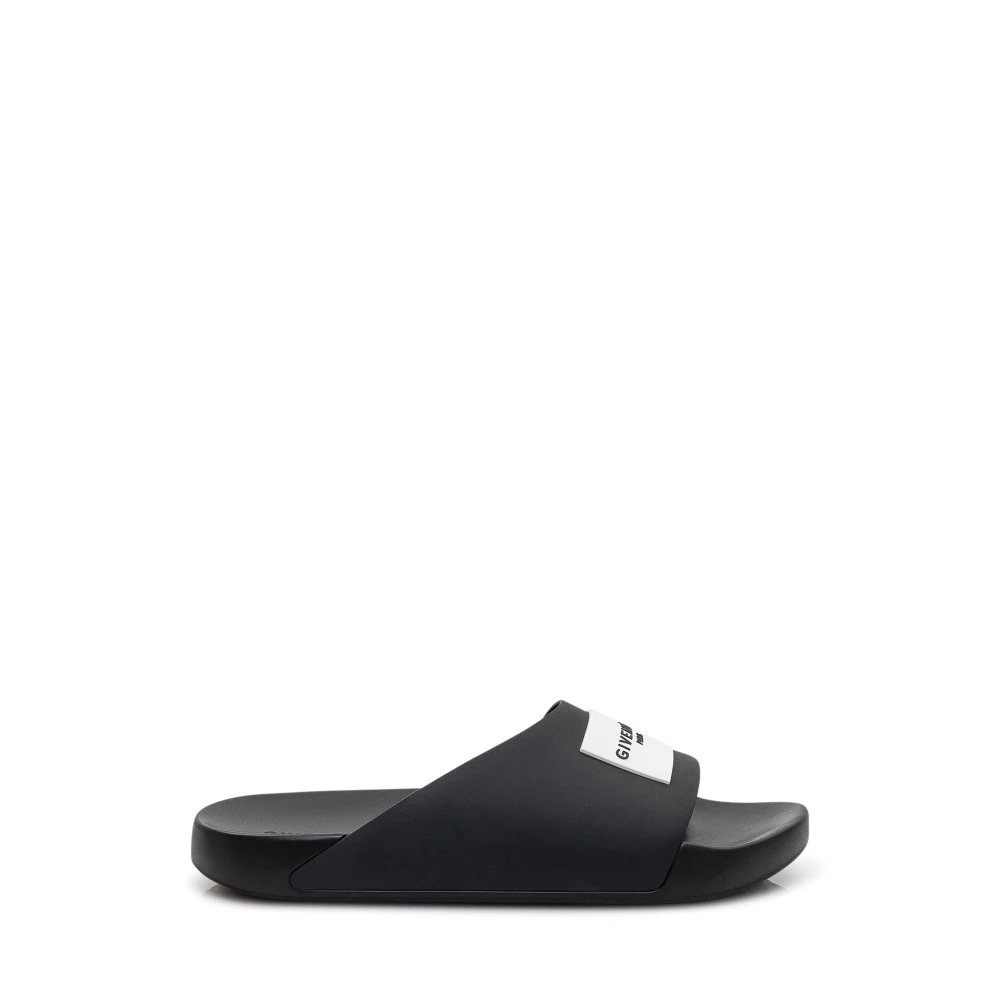 Givenchy Label Slide Mules