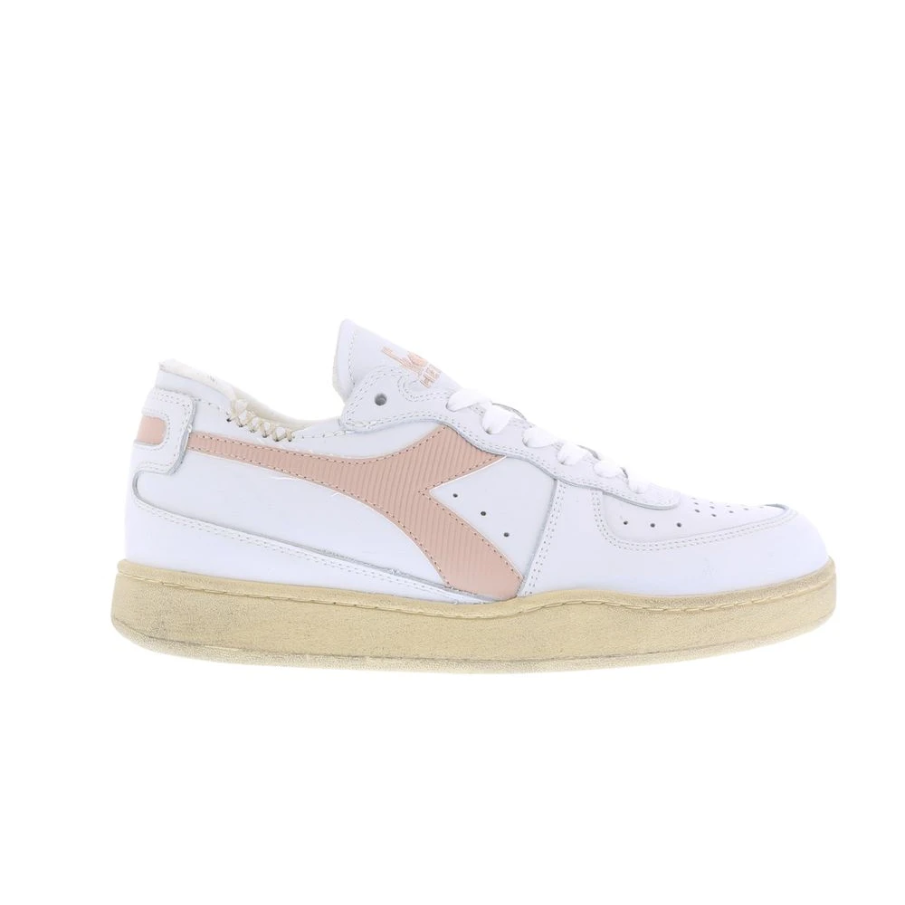 Diadora Basket Row /Oudroze Sneakers Dames Schoenen Wit