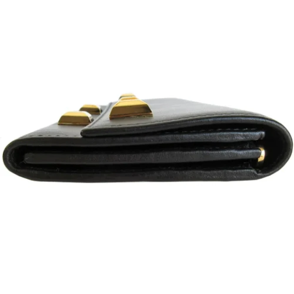 Salvatore Ferragamo Pre-owned Leather wallets Black Dames