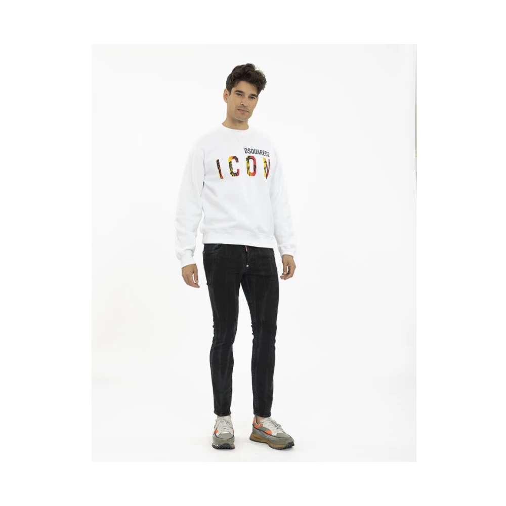 Dsquared2 Sweatshirts White Heren