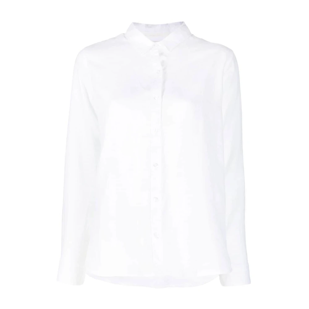 Barbour White Shirts, Female, S, Marine Relaxed Long-Sleeved Shirt