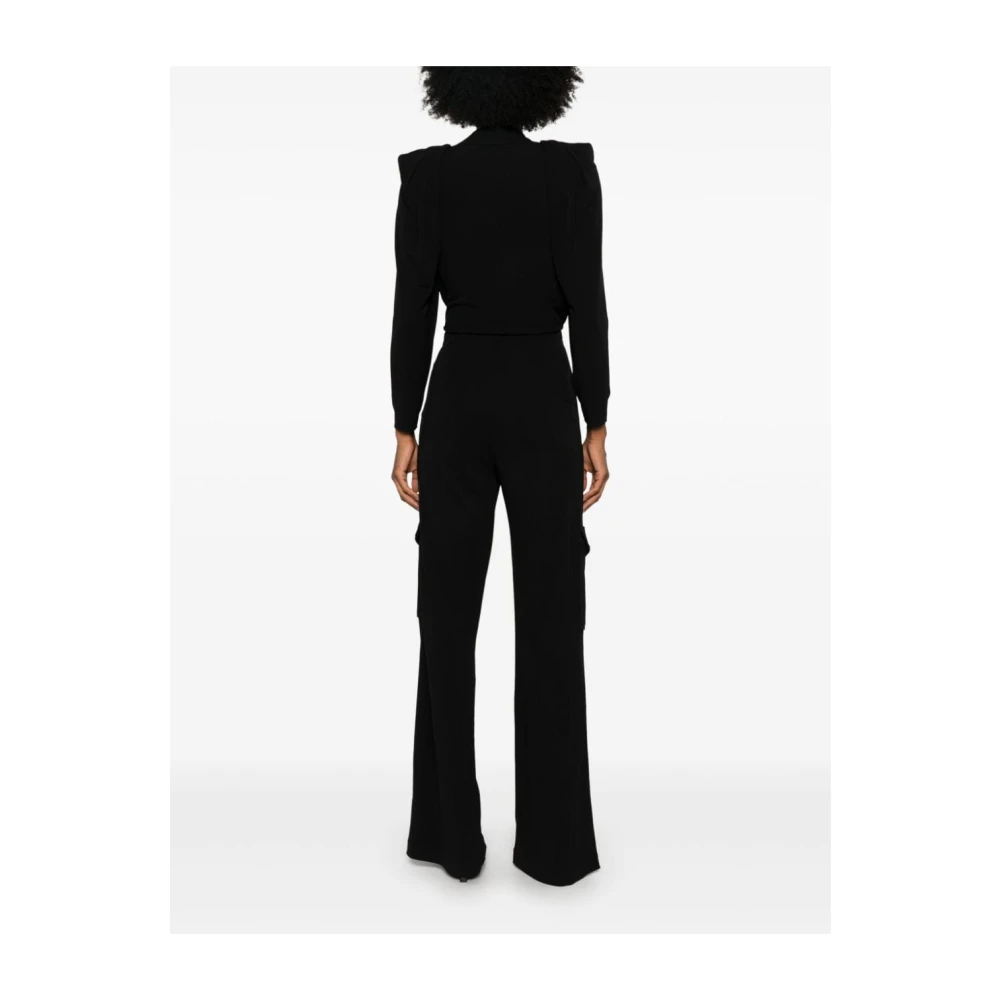 Elisabetta Franchi Nero Broek Aw24 Damesmode Black Dames