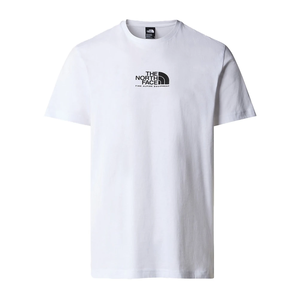 The North Face Fijne Alpine Katoenen T-shirt Wit White Heren
