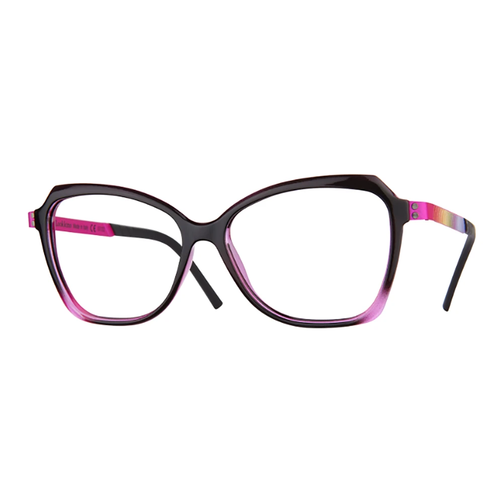 Optiske briller i rosa og lilla