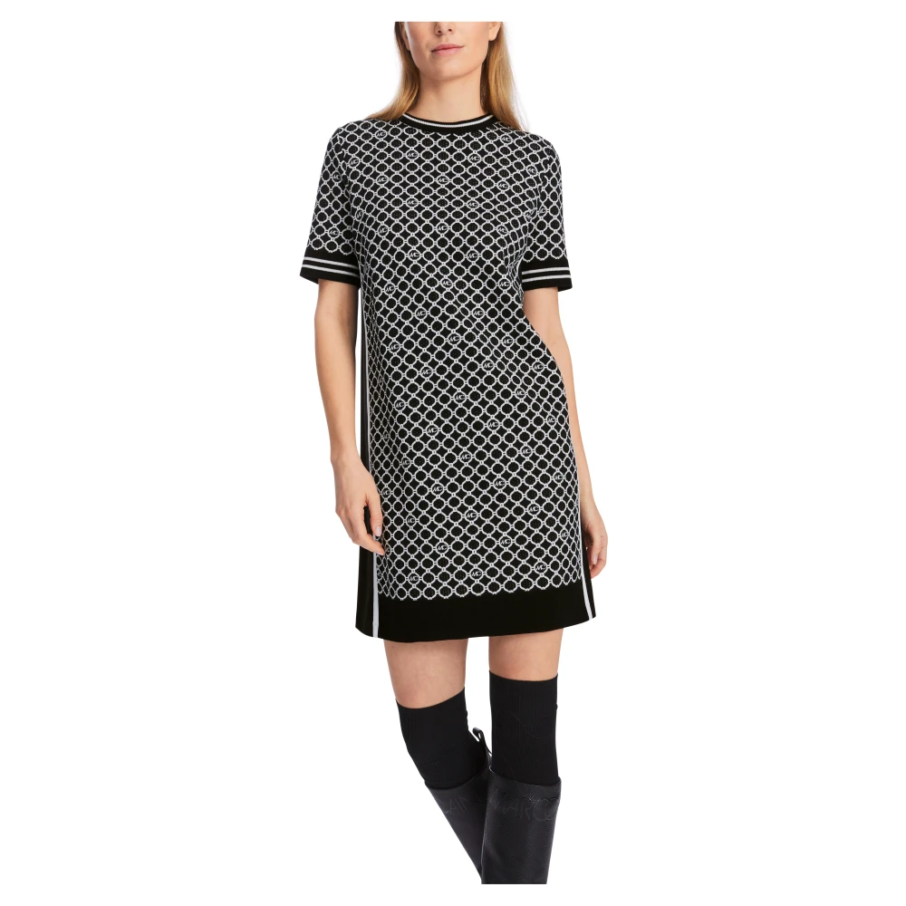 Marc Cain Gebreide Minijurk Mode Black Dames