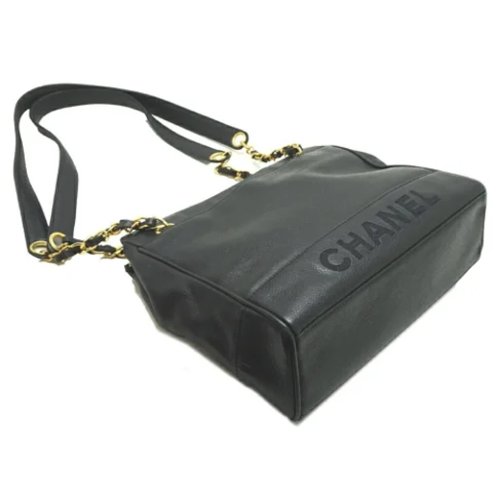 Chanel Vintage Pre-owned Leather chanel-bags Black Dames