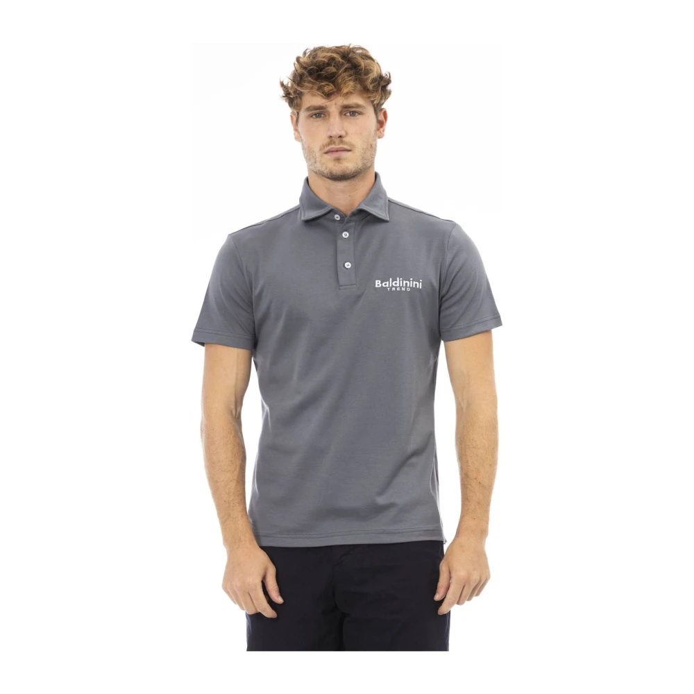 Baldinini Tijdloze Elegantie Polo Gray Heren