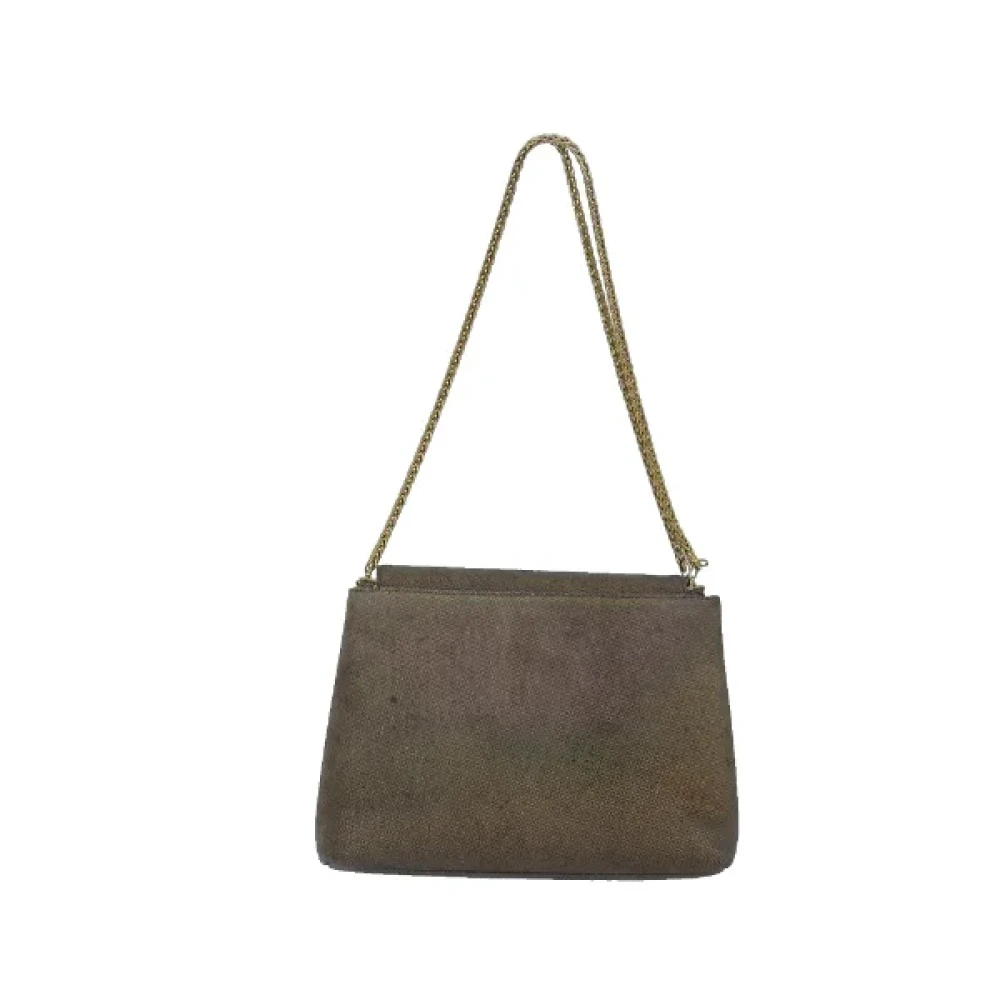 Chanel Vintage Pre-owned Suede chanel-bags Brown Dames