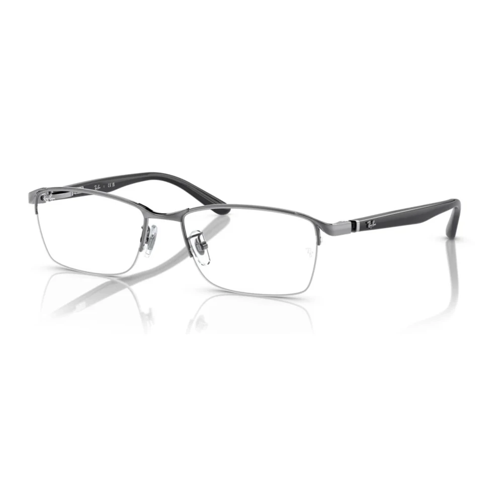 Ray - Ban Men's Grey Rx6501d 2502 Man Optical Frames Metal Transparent Squared Normal - Image 4