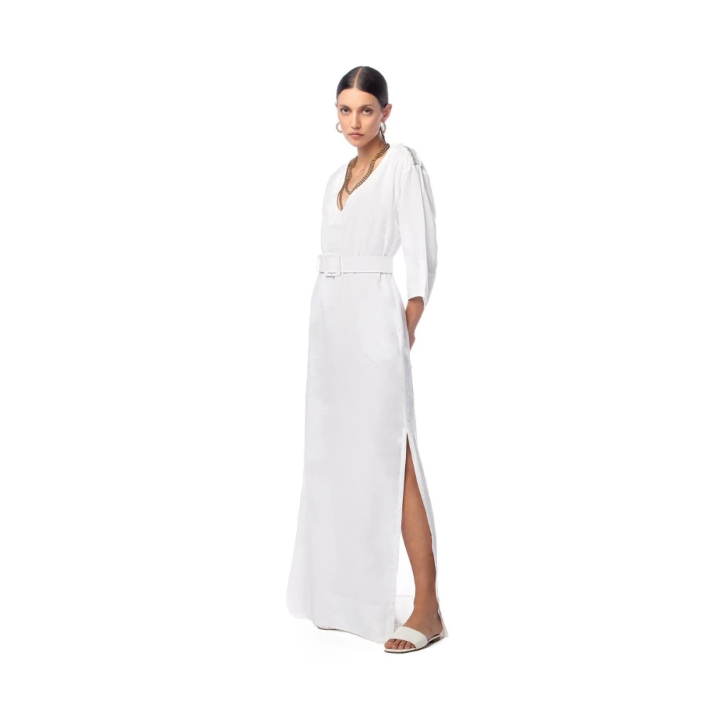 MVP wardrobe ST. Raphael Lange Jurk White Dames