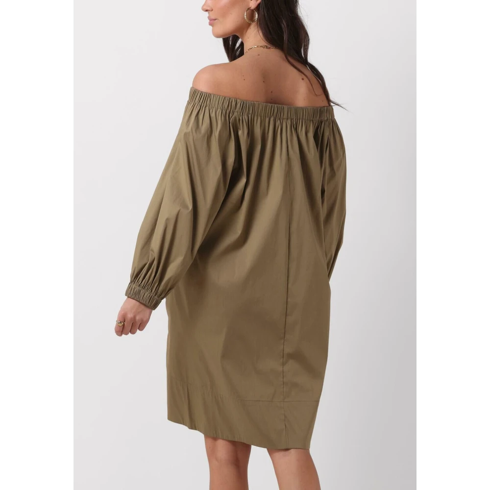 Semicouture Groene Mini Jurk S4Sk26 Green Dames