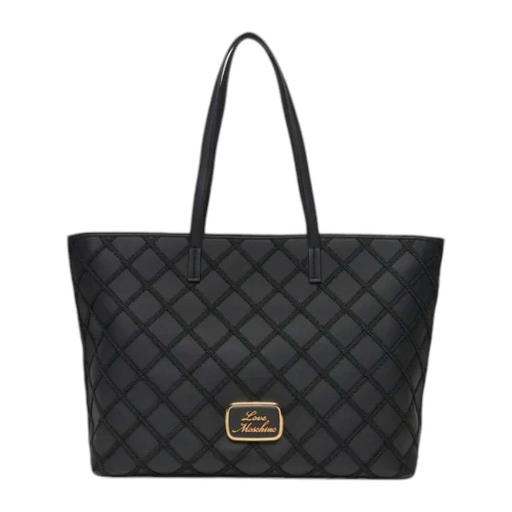 Love Moschino Stijlvolle Schoudertas voor Vrouwen Black Dames