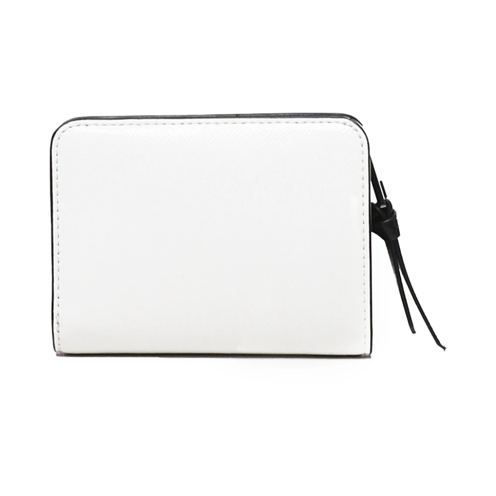 Marc Jacobs Zwarte Leren Portemonnee met Logo Black Dames