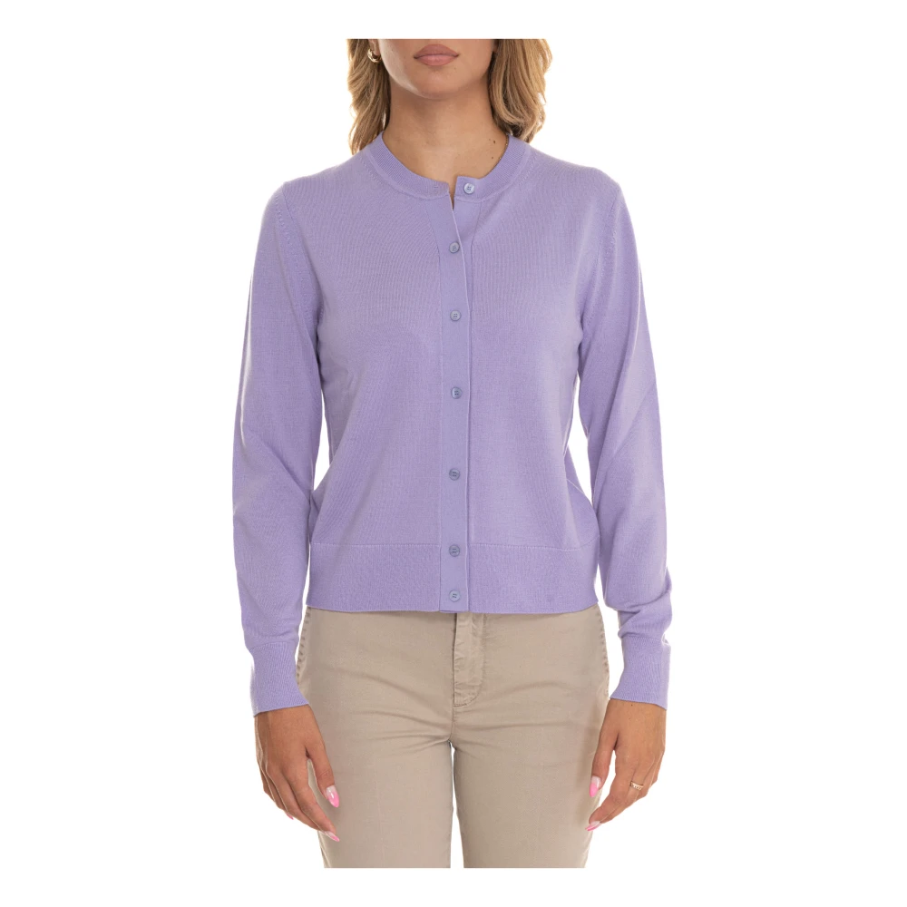 Boss Fadenasi Cardigan Purple Dames
