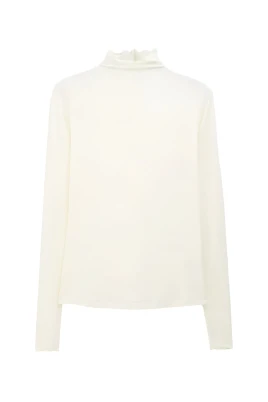 Sheer Wool Mock Top