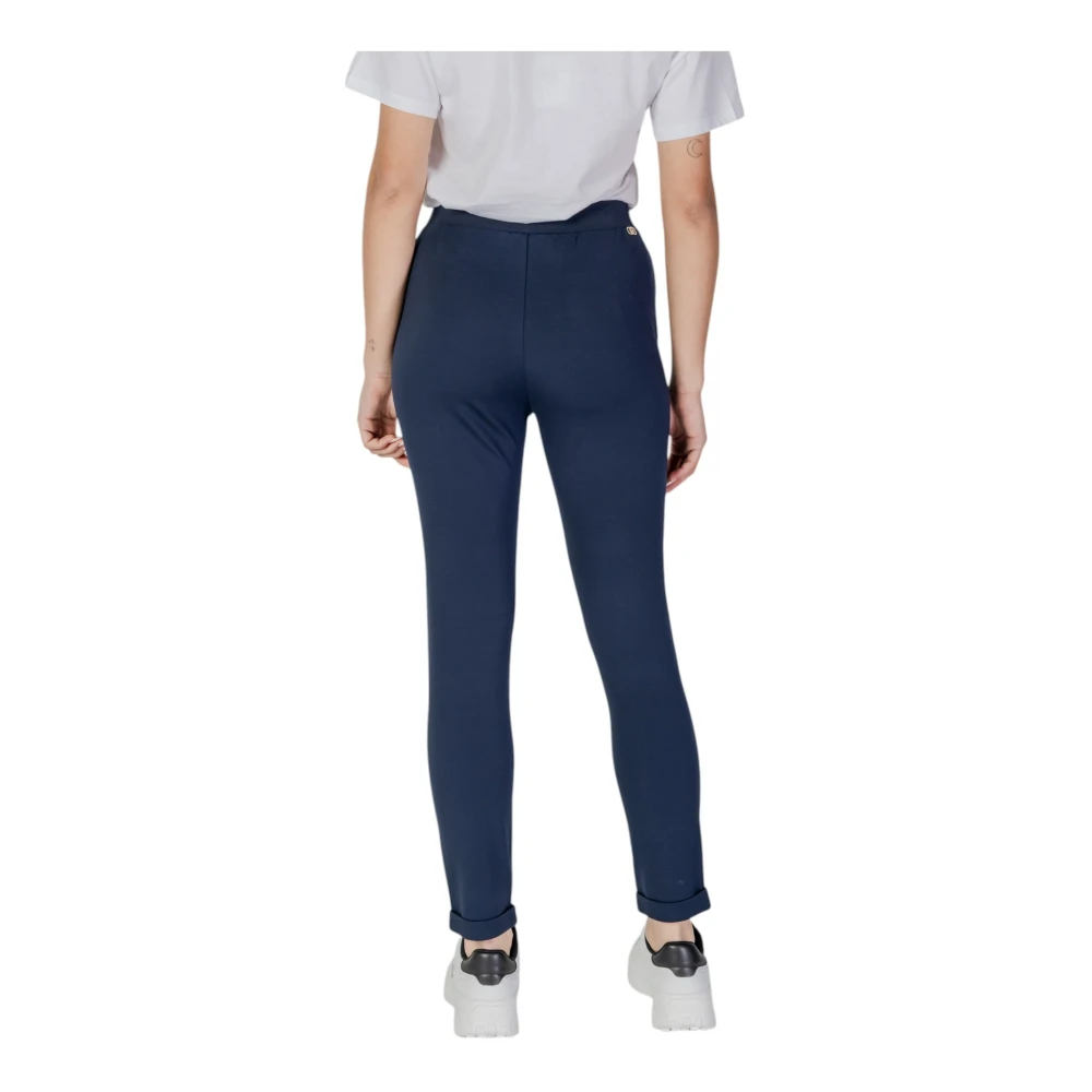 Liu Jo Blauwe Kant Broek Lente Zomer Vrouwen Blue Dames