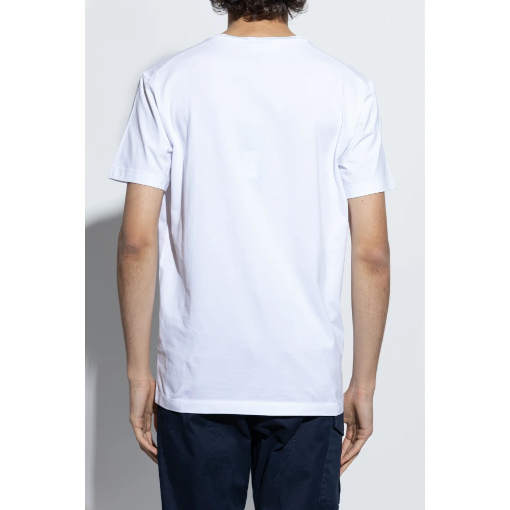 Dsquared2 V-hals T-shirt White Heren