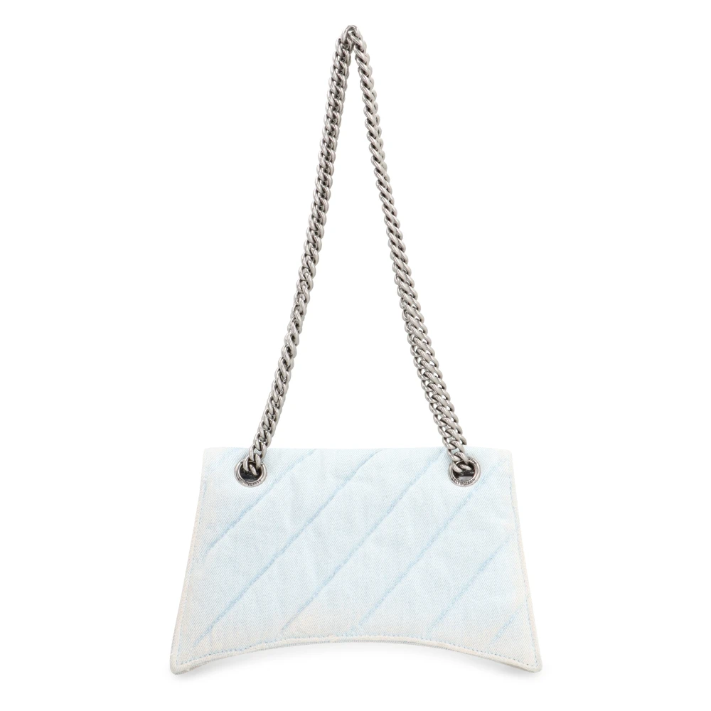 Balenciaga Crush Schoudertas Blue Dames