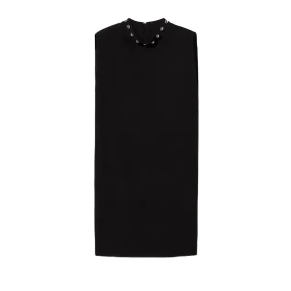 Twinset Zwarte Jurk Aw24 Stijlvolle Dameskleding Black Dames