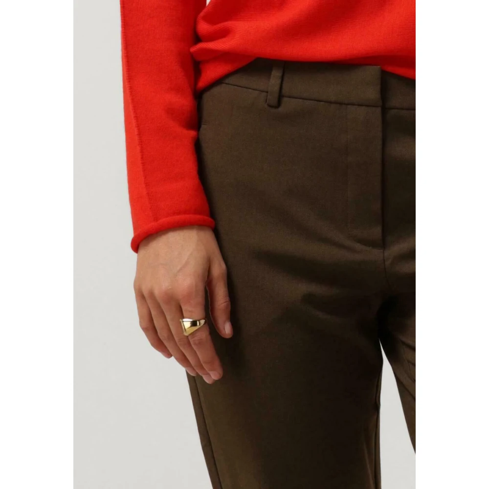 Fiveunits Bruine Crop Broek Kylie Brown Dames