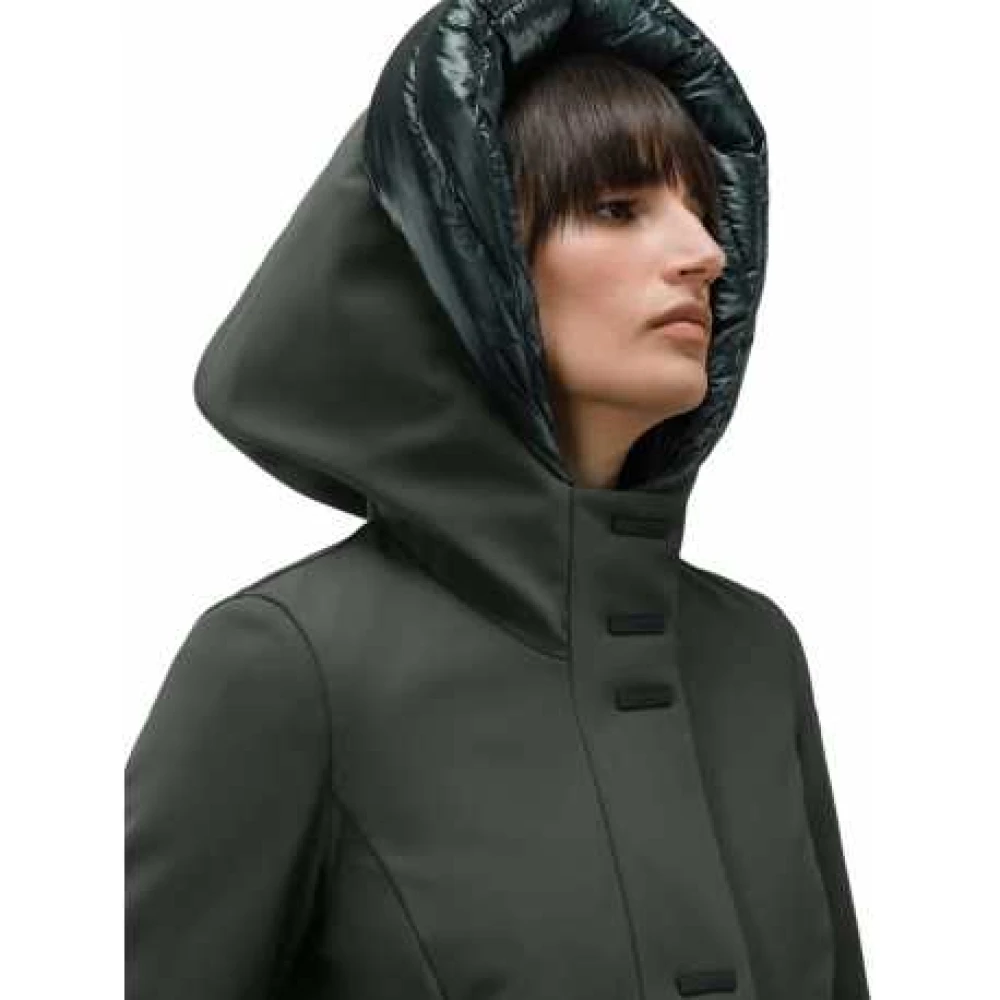 RRD Groene Bosco Montgomery Parka Jas Green Dames