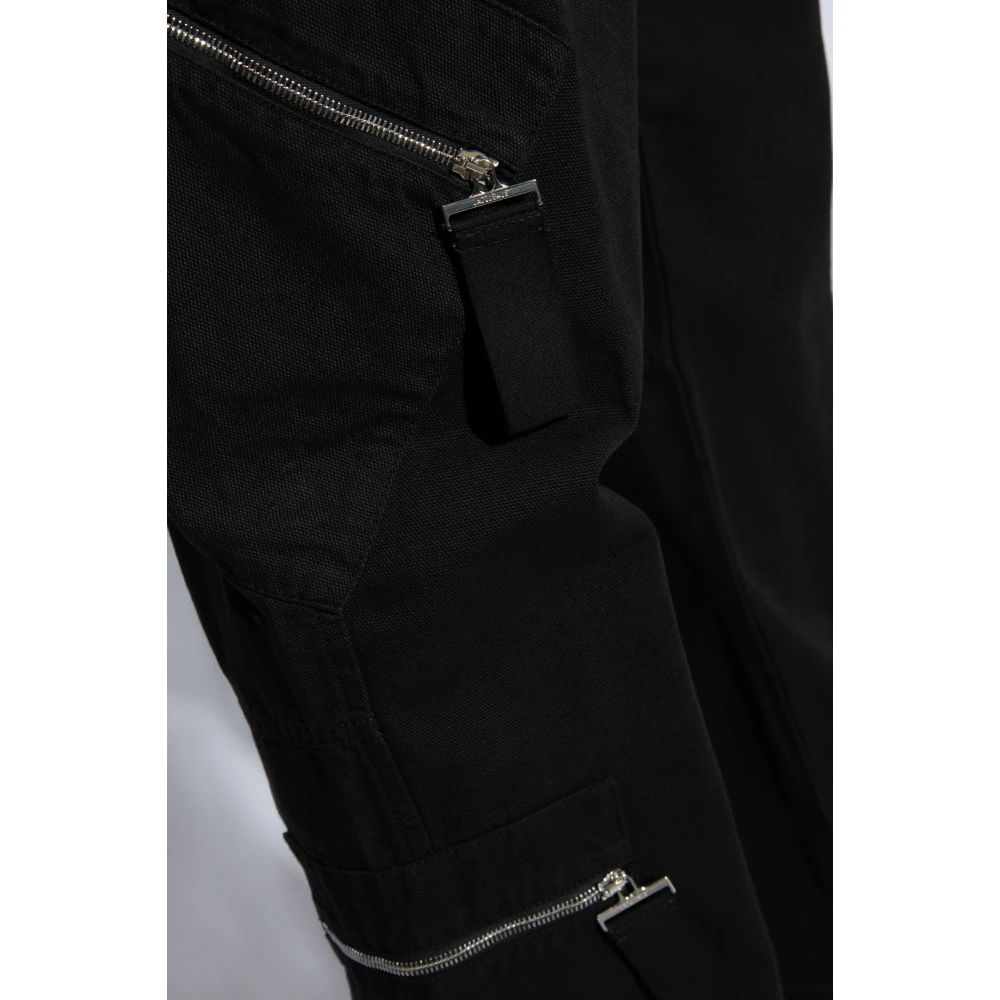 Jacquemus Bruine cargobroek Black Heren