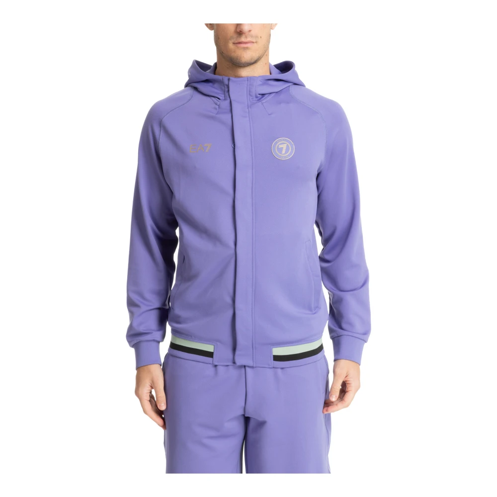 Sweatshirts & Hoodies > Zip-throughs - - Emporio Armani EA7 - Modalova