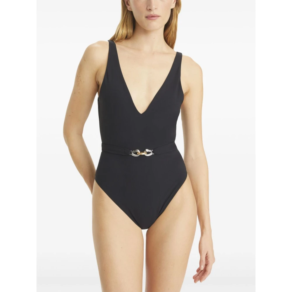TORY BURCH Zwarte Sea Kleding Halternek Badpak Black Dames
