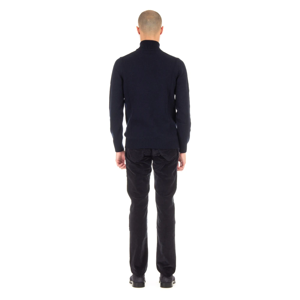 Gran Sasso Turtlenecks Blue Heren