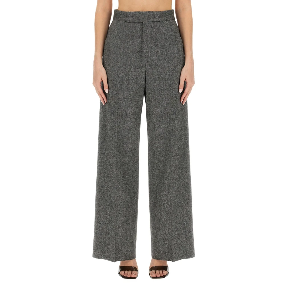 Vivienne Westwood Wijde Pijp Wolmix Broek Gray Dames