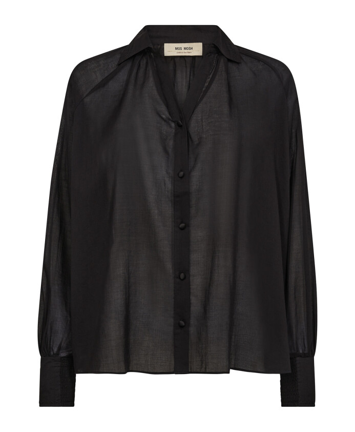 chemise-noire-en-voile-avec-poignets-smockes