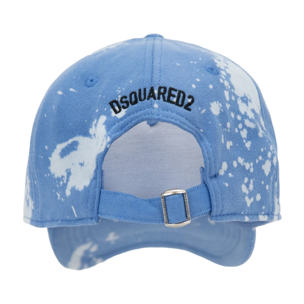 Dsquared2 Goth Guy Baseball Cap Fibbia Blue Unisex