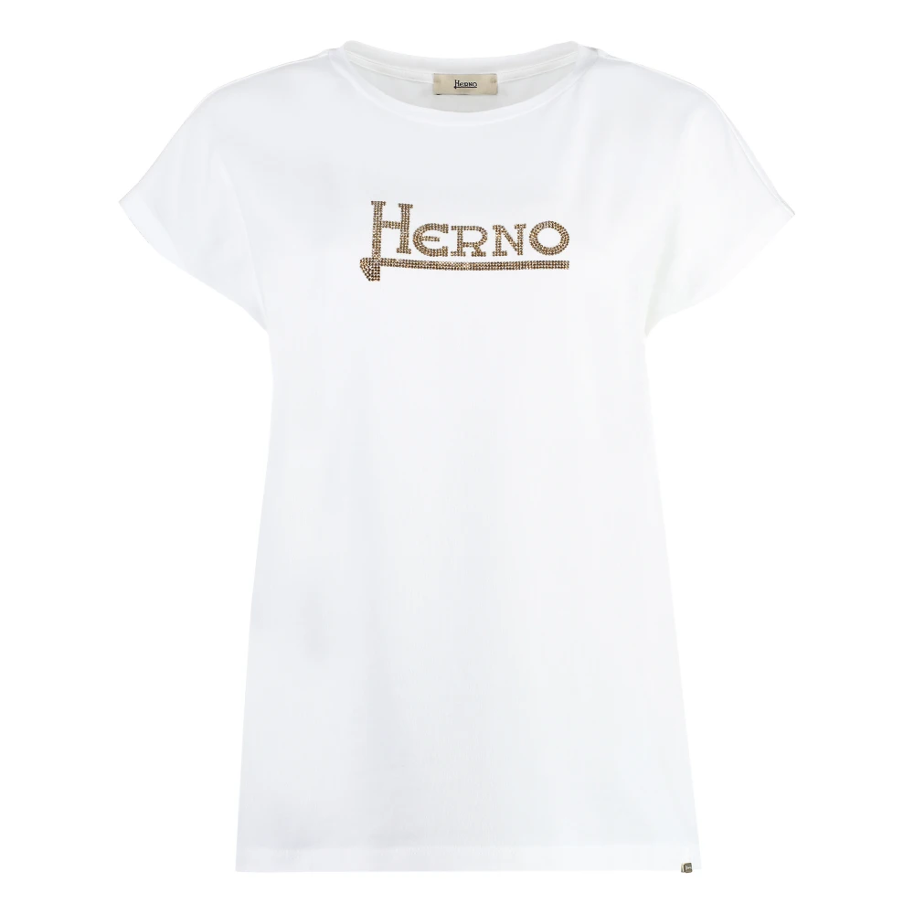 Herno - Tops > T-Shirts - White - Herno - Modalova