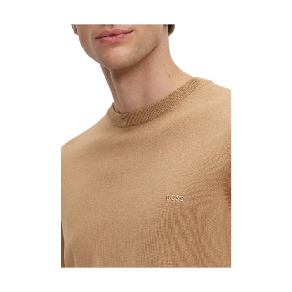 Boss Knitwear 50476364 Sweatshirt Beige Heren