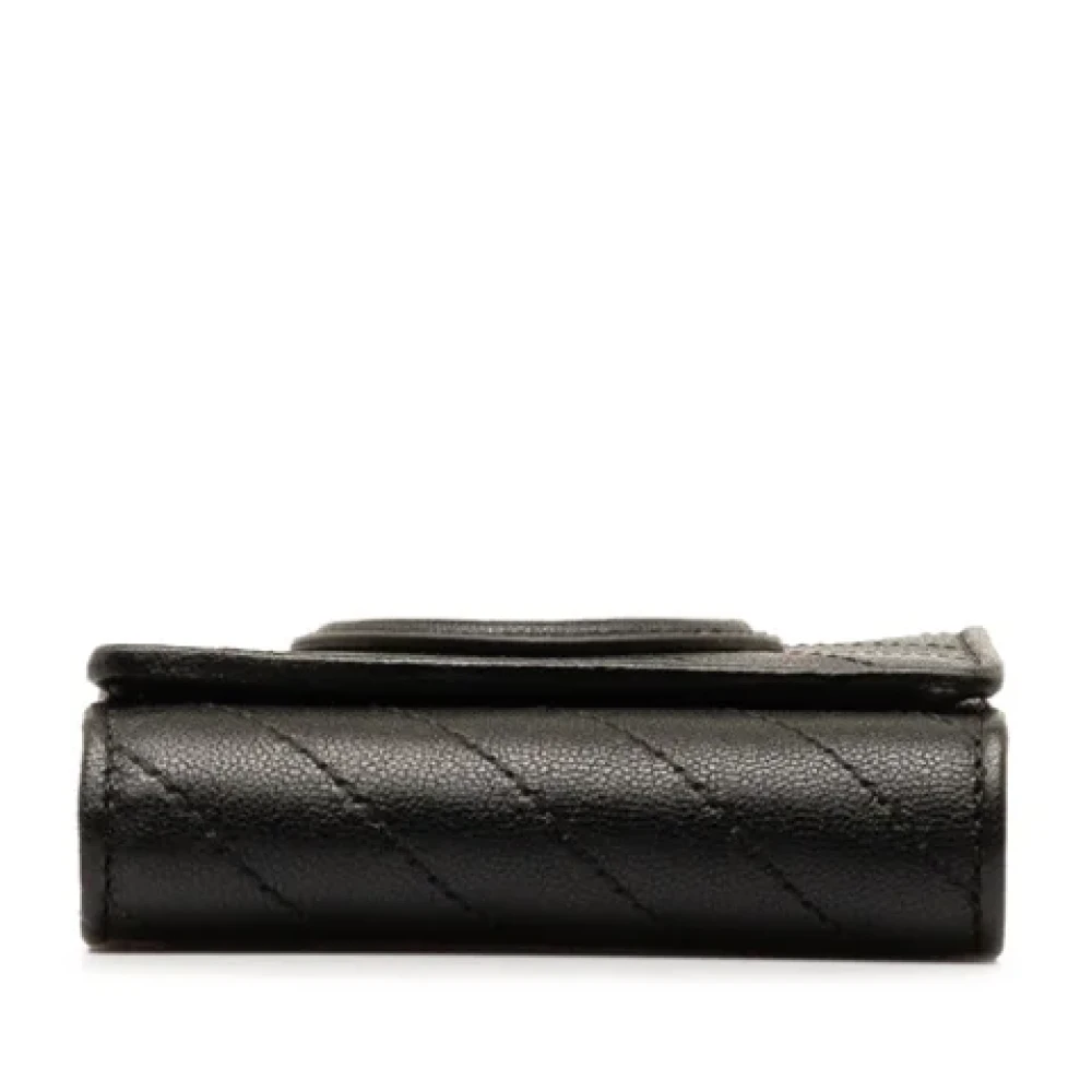 Gucci Vintage Pre-owned Leather wallets Black Dames