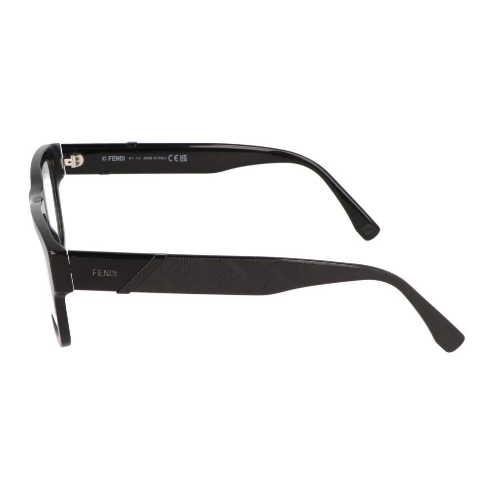 Fendi Vierkante acetaat brilmontuur model Fe50089I Black Unisex
